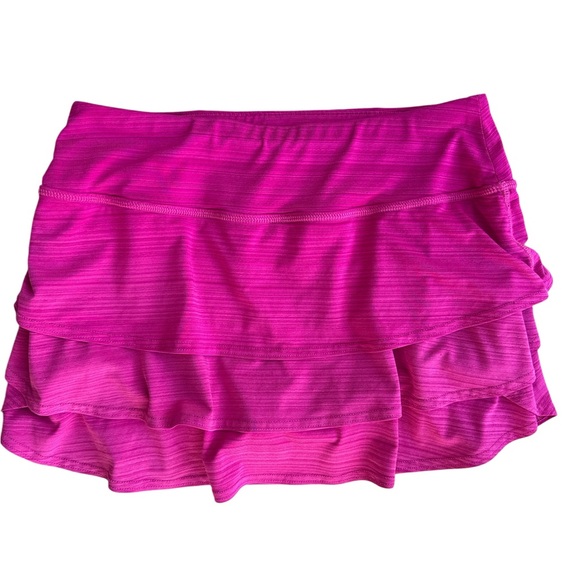 Athleta Dresses & Skirts - Athleta Fuchsia Layered Golf Skort Skirt